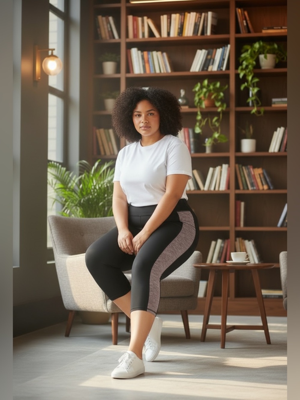 NWT: size 2x Ideology , black & purlelish  leggings
